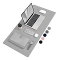 Desk Pad Portátil de Couro à Prova D’água 90x40