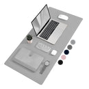 Desk Pad Portátil de Couro à Prova D’água 90x40