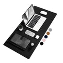 Desk Pad Portátil de Couro à Prova D’água 90x40