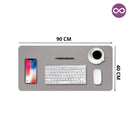 Desk Pad Portátil de Couro à Prova D’água 90x40