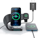 Carregador Moderno Indução sem fio 4 em 1 MagSafe para iPhone, AirPods e Apple Watch