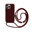 Capa com Alça para iPhone  - Vermelho Dark