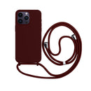 Capa com Alça para iPhone  - Vermelho Dark