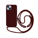 Capa com Alça para iPhone  - Vermelho Dark