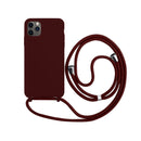 Capa com Alça para iPhone  - Vermelho Dark