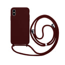 Capa com Alça para iPhone  - Vermelho Dark