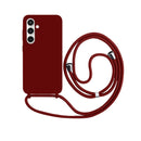 Capa com Alça Ajustável para Samsung A - Vermelho Dark