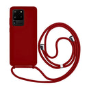 Capa com Alça Ajustável para Samsung S - Vermelho Dark
