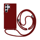 Capa com Alça Ajustável para Samsung S - Vermelho Dark