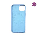 Capa Silicone MagSafe para iPhone 13 - Azul Claro