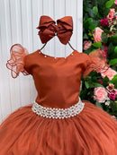 Vestido Marie Longo Amanda Terracota