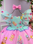 Vestido Tematicos Kids Doces - Doceria - Candy