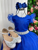 Vestido Marie Longo Amanda Azul Royal