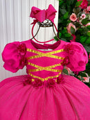 Vestido Bella Child/Fantasia Longa A Bela Adormecida Aurora Pink
