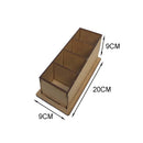 Kit com 3 Porta controle remoto mdf 4 div.- cod:CAS001-2 - Tamanho 9x20x9cm