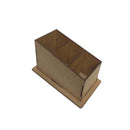 Kit com 3 Porta-controle remoto mdf c/3 div.-COD:CAS001-38-Tamanho:15,5x9x9cm