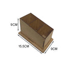 Kit com 3 Porta-controle remoto mdf c/3 div.-COD:CAS001-38-Tamanho:15,5x9x9cm