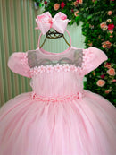 Vestido Menina Bonita Luna Rosa Bebe