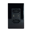 Tomada Dupla Inteligente Smart Wifi Bivolt C/ Usb Alexa10A -  EKAZA