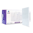 Interruptor Inteligente Touch 2.5D Wifi+BLE 4 Botoes 4x2 Branco - EKAZA