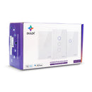 Interruptor Inteligente Touch 2.5D Wifi+BLE 4 Botoes 4x2 Branco - EKAZA