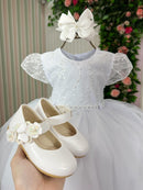 Vestido Menina Bonita Cibele Branco