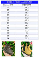 Bota/Coturno Masculina Nilqi Mostarda