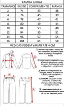 Camisa Xadrez Heitor Azul e Vermelho Junina