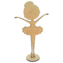 KIT C/ 6 BAILARINAS MDF DE MESA Tam: 12x20cm COD:KBLRN007