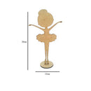 Bailarina mdf de mesa corte laser Tam: 12x20cm COD:BLRN007