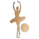 Bailarina mdf de mesa corte laser Tam: 12x26cm COD:BLRN002