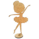 Bailarina mdf de mesa corte laser Tam: 13x20cm COD:BLRN009