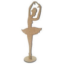 KIT C/ 6 BAILARINAS MDF DE MESA Tam: 14x26cm COD:KBLRN004