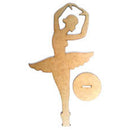 KIT C/ 6 BAILARINAS MDF DE MESA Tam: 14x26cm COD:KBLRN004