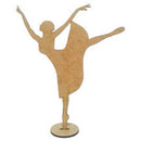 KIT C/ 6 BAILARINAS MDF DE MESA Tam: 22x26cm COD:KBLRN005