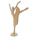 Bailarina mdf de mesa corte laser Tam: 22x26cm COD:BLRN005