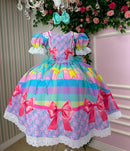Vestido Marie Junino Luxo Arraiá da Paz