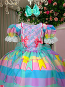 Vestido Marie Junino Luxo Arraiá da Paz