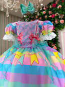 Vestido Marie Junino Luxo Arraiá da Paz
