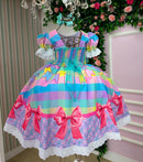 Vestido Marie Junino Luxo Arraiá da Paz