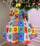 Vestido Marie Junino Luxo Quermesse Elegante Pink