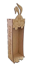 Kit com 6 Caixas Mdf Para Bis Coelho Feliz Páscoa