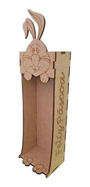 Kit com 6 Caixas Mdf Para Bis Coelho Feliz Páscoa