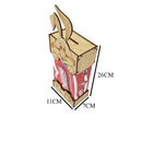 Kit com 6 Caixas Mdf Para Bombom Cocategoria_casamoveisedecoracao,categoria_organizacaodacasa,Quadros Decorativoselho Feliz Páscoa