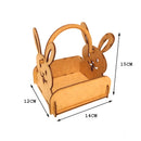 Kit com 6 cestas mdf com alça 12Lx14Cx15A cm KITPASC032