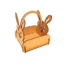 Kit com 6 cestas mdf com alça 12Lx14Cx15A cm KITPASC032