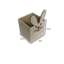 Kit com 12 Caixas Mdf Sem Tampa Coelho Tam: 9l X 9c X 14a Cm