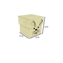 Caixa mdf com tampa coelho Tam: 9L X 9C X 9A CM Cod:PASC026