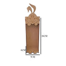 Caixa mdf para Bis coelho Feliz Páscoa Tam: 7L X 6C X 26A CM Cod:PASC027