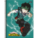 Caderno - 1 Matéria - My Hero Academia - 80 Fls - Foroni.